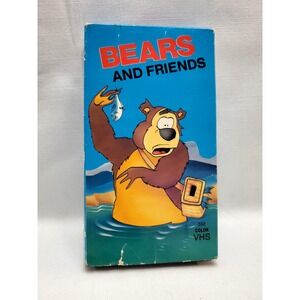Bears and Friends ● (VHS) Vintage Kids Cartoons ● Burbank Video ● 1980 ● RARE